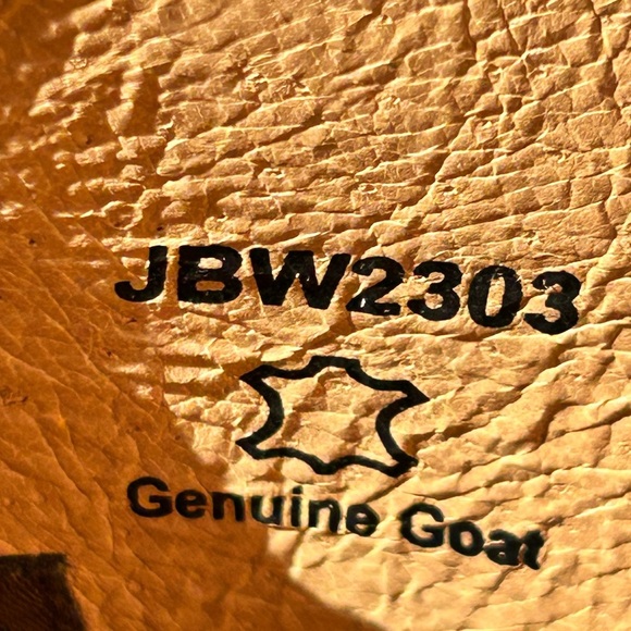 NWT Women's J.B. Dillon western Boots Size 7B Goat Leather JBW2303 distressed. - Picture 6 of 12